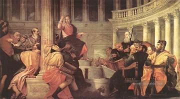 Jesus unter den Doktoren im Tempel Renaissance Paolo Veronese Ölgemälde
